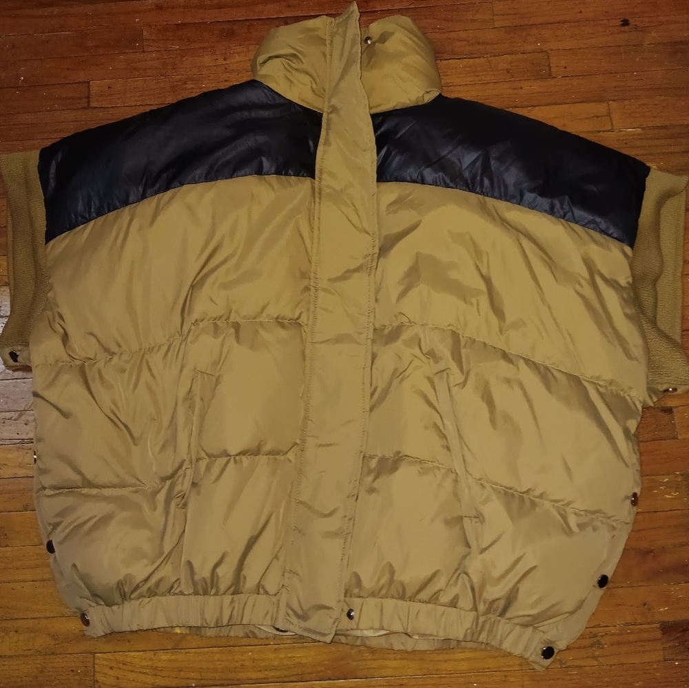 Over size down vest